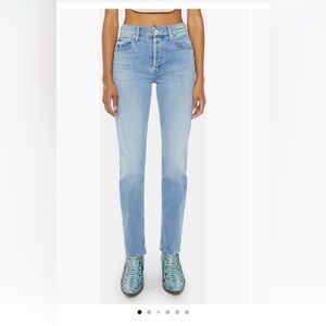 MOTHER the Tomcat Skimp High Waist Straight Leg Jeans
